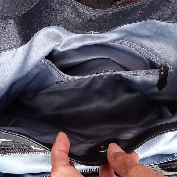 COACH SIGNATURE C PRINT BAG/PURSE/TOTE/ SHOULDER BAG - Picture 14 of 15